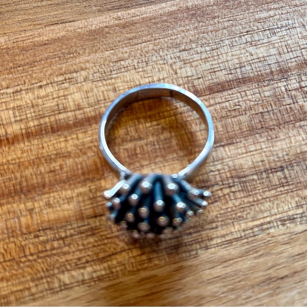 Custom Silver Statement Ring - image 3